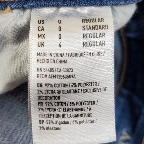 Bundle of 3 American Eagle Women's Size 0 Regular Jeans - Picture 16 of 16